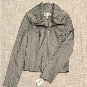 Vintage Joseph Ribkoff Metallic Gray Women's Jacket